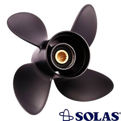 Rareelectrical - New Aluminium Propeller Compatible With Yamaha 4 Stroke 15 Spline 115 50-140 Hp For Years 2000-2021 - Image 5