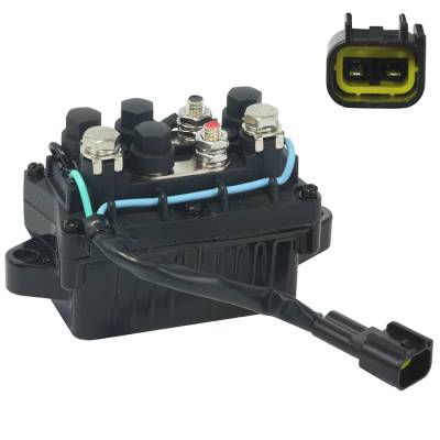 Rareelectrical - New 12V Relay Compatible With Yamaha Marine F-25 F-40 2009 F-225 Tlr 2007-2009 63P-81950-00-00 - Image 2