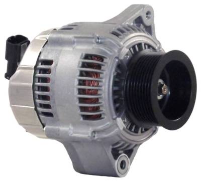 Rareelectrical - New Alternator Compatible With Replaces Komatsu 600-861-6420, 600-861-6410 6008616420, 6008616410 - Image 1