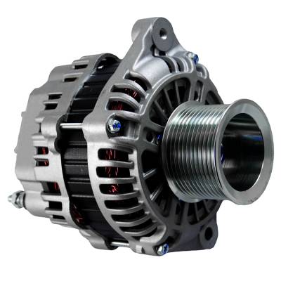 Rareelectrical - New 24V 90 Amp Alternator Compatible With Case Baler 327B 2006-2007 By Part Number 0986046040 - Image 1