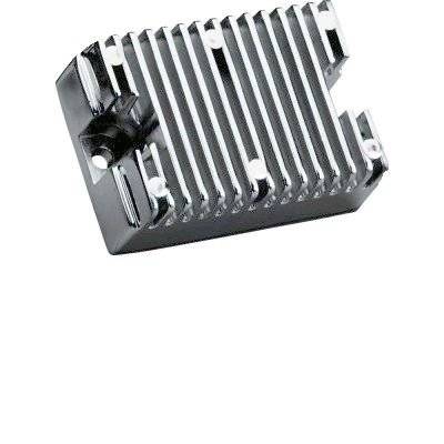 Rareelectrical - New Chrome Rectifier Regulator Compatible With Harley Davidson Big Twin 17.8A 7451075A 7451279A - Image 1