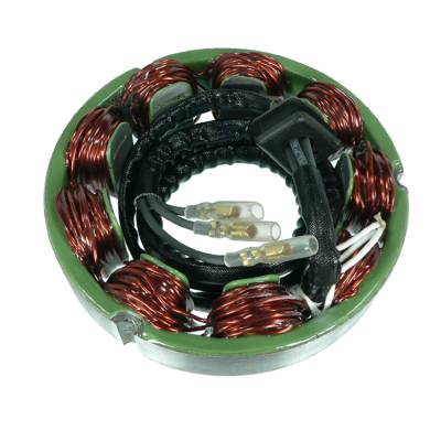 Rareelectrical - New Stator Compatible With Kawasaki Motorcycles Kz1000 Ltd 1977-1980 67-2505 672505 21076-023 - Image 4