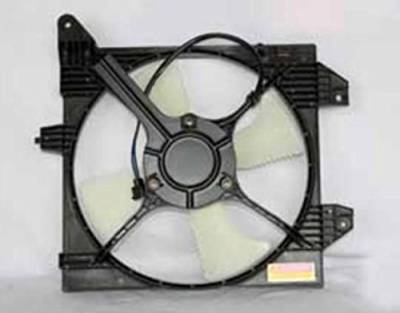 Rareelectrical - New Ac Condenser Fan Assembly Compatible With 2002 Mitsubishi Lancer 2.0L 2000Cc Mr464708 - Image 1