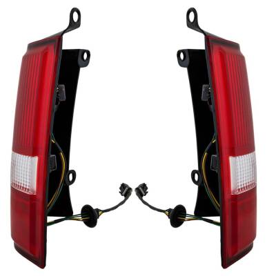 Rareelectrical - New Pair Tail Lights Compatible With Chevrolet Express 1500 Base Standard Cargo Van 4.3 2003 2004 - Image 5