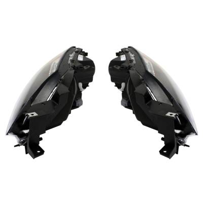Rareelectrical - New Pair Of Halogen Headlights Compatible With Dodge Avenger R/T Sedan 4 Door 3.6L 2008 2009 2010, - Image 3