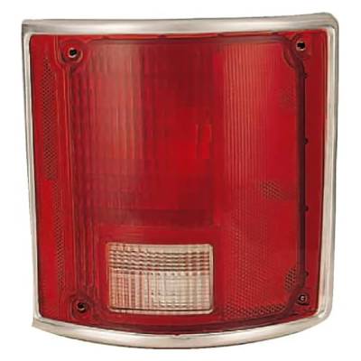 Rareelectrical - New Right Halogen Tail Light Lens Compatible With Chevrolet C20 Custom Crew Cab Pickup 4 Door 6.2L - Image 5