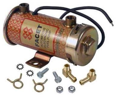 Rareelectrical - New 12V Facet Solid Fuel Pump Compatible With Kit All Carbureted Engines Facet 40068N 477060E - Image 4