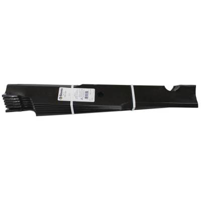 Rareelectrical - New 20.5In Hi-Lift Blade Shop Pack Compatible With Ariens Bad Boy Bunton Dixie Chopper Exmark - Image 1