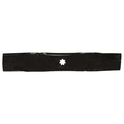 Rareelectrical - New 17In Hi-Lift Blade Shop Pack Compatible With John Deere Stens By Part Numbers 330445 Am137757 - Image 1
