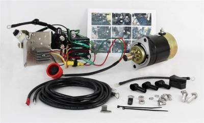 Rareelectrical - New Electric Starter Conversion Kit Compatible With Mercury 30Hp Engines 346-76010-0A0 S108-98 - Image 2
