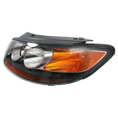 Rareelectrical - New Left Headlight Compatible With Hyundai Santa Fe Gl Sport Utility 4 Door 3.3L 2007 2008 2009 By - Image 3