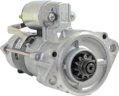 Rareelectrical - New 24V 11 Tooth 3.2Kw Plgr Starter Motor Compatible With Industrial Engine Isuzu 4Jb1 - Image 1