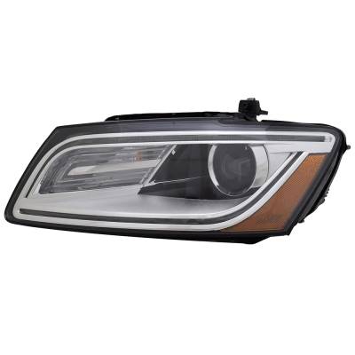 Rareelectrical - New Left Side Headlights Compatible With Audi Q5 Sport Utility 2013 2014 2015 2016 2017 By Part - Image 1