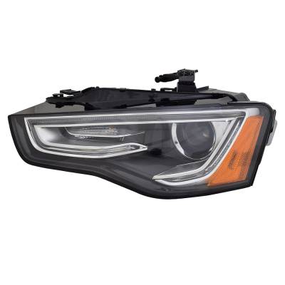 Rareelectrical - New Left Side Headlights Compatible With Audi A4 Quattro Sedan 2012 2013 2014 2015 2016 2017 By Part - Image 1