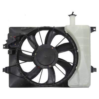 Rareelectrical - New Dual Radiator And Condenser Fan Compatible With Kia Forte Forte5 Forte Koupe 2015-2016 - Image 3