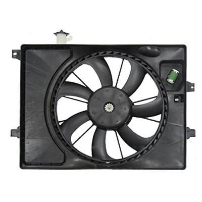 Rareelectrical - New Dual Radiator And Condenser Fan Compatible With Kia Forte Forte5 Forte Koupe 2015-2016 - Image 5