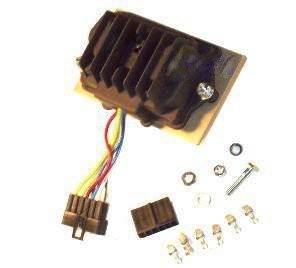 Rareelectrical - New Regulator Compatible With Ducati 12V 22Amp System 343520 434352000 12891284 419-1416 4191201 - Image 1