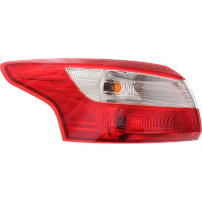 Rareelectrical - New Left Tail Lights Compatible With Ford Focus S Sel Titanium Plus Hatchback Sedan 4-Door 2.0L - Image 1