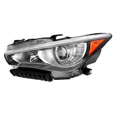 Rareelectrical - New Left Side Led Headlight Compatible With Infiniti Q50 Sport Sedan 2014-2017 By Part Number - Image 3