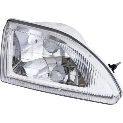 Rareelectrical - New Right Headlights Compatible With Ford Mustang 4.6L 5.0L 5.8L 1994 1995 1996 1997 1998 By Part - Image 1