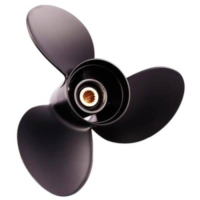 Rareelectrical - New Aluminium Propeller Compatible With Yamaha 4 Stroke 15 Spline 70 2010-2021 By 101136 31200 - Image 3