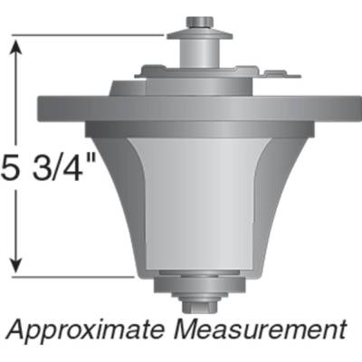 Rareelectrical - New Spindle Assembly Compatible With Grasshopper 321D 3452 12Cv-52 329 428D 3661 220 223 227 3461 - Image 2
