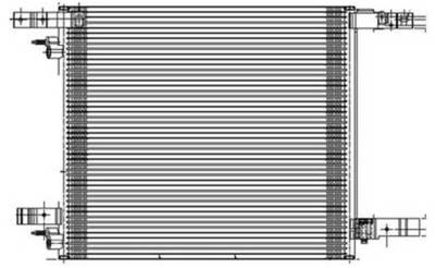 Rareelectrical - New Ac Condenser Compatible With 2010-2014 Cadillac Srx Pfc 22872052 22973655 Gm3030294 4055 - Image 1
