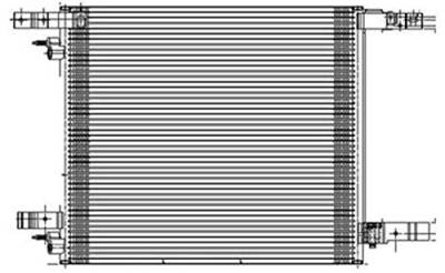Rareelectrical - New Ac Condenser Compatible With 2010-2014 Cadillac Srx Pfc 22872052 22973655 Gm3030294 4055 - Image 3