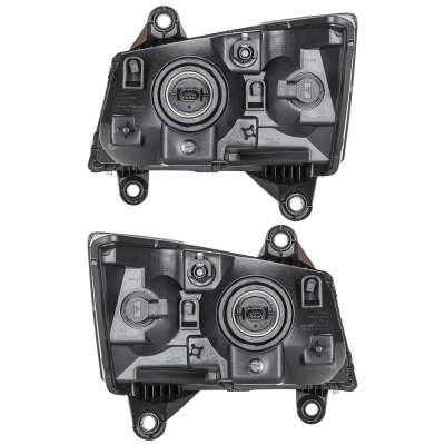 Rareelectrical - New Pair Of Halogen Headlights Compatible With Dodge Grand Caravan C/V Mini Cargo Van 4 Door 3.3L - Image 2