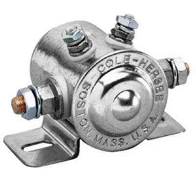 Rareelectrical - New Cole Hersee 24 Volt Continuous 4 Terminals Solenoid Compatible With 24063 15141 15196 15310 - Image 1
