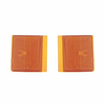 Rareelectrical - New Side Marker Lights Set Of Two Compatible With Gmc C1500 C2500 C3500 5977740 Gm2551145 5977739 - Image 5