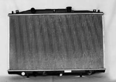 Rareelectrical - New Radiator Assembly Compatible With Honda 05-07 2.4L L4 2354Cc 144 Cid W/ Automatic Trans 2635 - Image 1