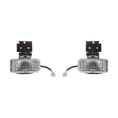Rareelectrical - New Pair Of Fog Lights Compatible With Jeep Grand Cherokee 1997 1998 55155312 55155313 Ch2593115 - Image 5