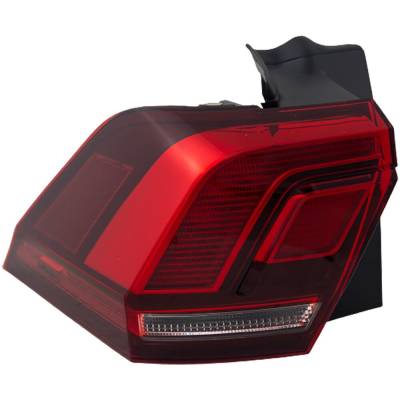 Rareelectrical - New Left Outer Tail Lights Compatible With Volkswagen Tiguan S Se Sport Utility 4-Door 2018-2023 By - Image 2