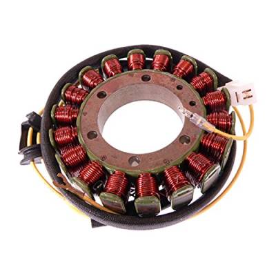 Rareelectrical - New Stator Compatible With Yamaha Motorcycle Virago 1100 Xv1100 1986-1997 4Pp-81410-00-00 - Image 1
