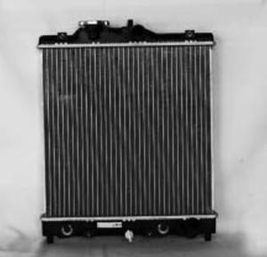 Rareelectrical - New Radiator Assembly Compatible With Honda 99-00 Civic 1.6L L4 1590Cc 97 Cid Ex-R Gx Hx 432352 - Image 3