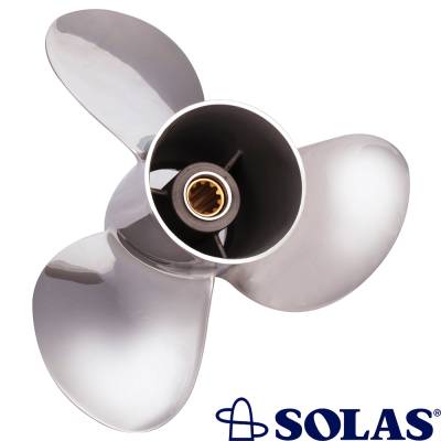 Rareelectrical - New 15-35 Hp Propeller Compatible With Johnson/Evinrude 2 Cyl 2 Stroke 14 Spline 25 1988 1989 1990 - Image 2