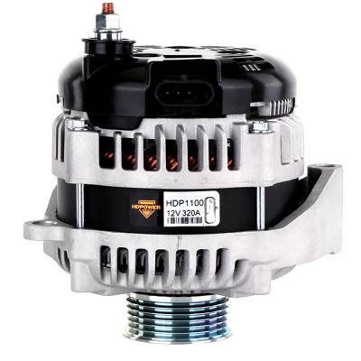 Rareelectrical - New 320 Amp 12 Volt Alternator Compatible With Chevrolet Avalanche 1500 2500 C3500hd Saab 9-7X Isuzu - Image 5