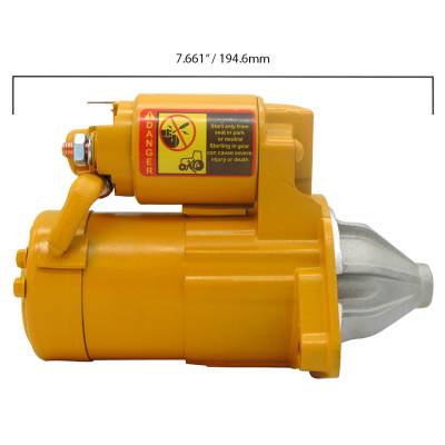 Rareelectrical - New Starter Motor Compatible With Rigmaster Auxiliary Power Unit Perkins Engine 185086540 - Image 3