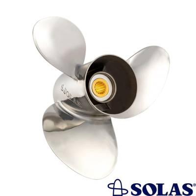 Rareelectrical - New Stainless Steel Propeller Compatible With Yamaha T8 8 Spline 8 8-20 Hp For Years 2001-2016 By - Image 4