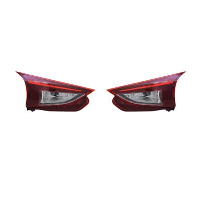 Rareelectrical - New Pair Of Inner Tail Lights Compatible With Mazda 2014-2016 Ma2802122 Bjt6-51-3F0a Bjt6513g0a - Image 1