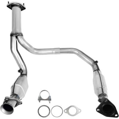 Rareelectrical - New Catalytic Converters Compatible With Cadillac Chevrolet Gmc Sierra 2500 3500 Classic Suburban - Image 1