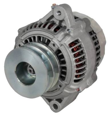 Rareelectrical - New 12V 120 Amp Alternator Compatible With Komatsu 4D95l Engine 31791226 102211-0830 1022110830 - Image 2