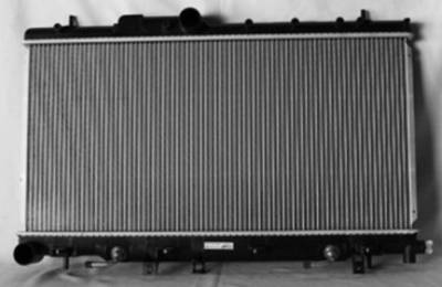 Rareelectrical - New Radiator Assembly Compatible With Subaru 02-03 Impreza 2.0L H4 1994Cc Turbocharged Cu2450 140 - Image 2