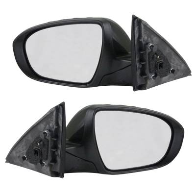 Rareelectrical - New Pair Of Door Mirrors Fits Kia Optima Ex Hybrid 2011-13 876204C010 876104C010 - Image 1