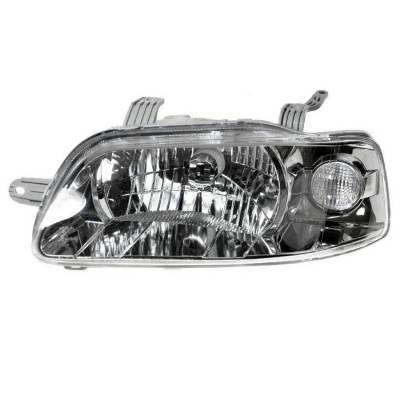 Rareelectrical - New Drivers Halogen Headlight Compatible With Chevrolet Aveo Hatchback 2004-2006 By Part Number - Image 1