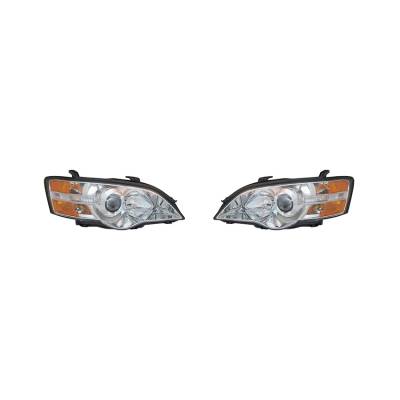 Rareelectrical - New Pair Of Headlights Fits Subaru Legacy 2.5L 2006-2007 84001-Ag42c Su2502123 - Image 2