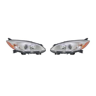 Rareelectrical - New Pair Of Headlights Fits Mazda 5 2012-2017 Cg36-51-0K0e Cg36510k0e Ma2518139 - Image 1
