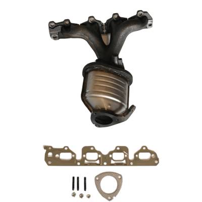 Rareelectrical - New Catalytic Converter Compatible With Chevrolet Saturn Pontiac G6 Malibu 2004-2007 By Part Numbers - Image 1