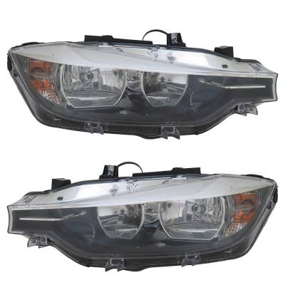 Rareelectrical - New Pair Of Headlights Compatible With Bmw 320I M Sport Sedan 4-Door 2016 2017 By Part Numbers - Image 4